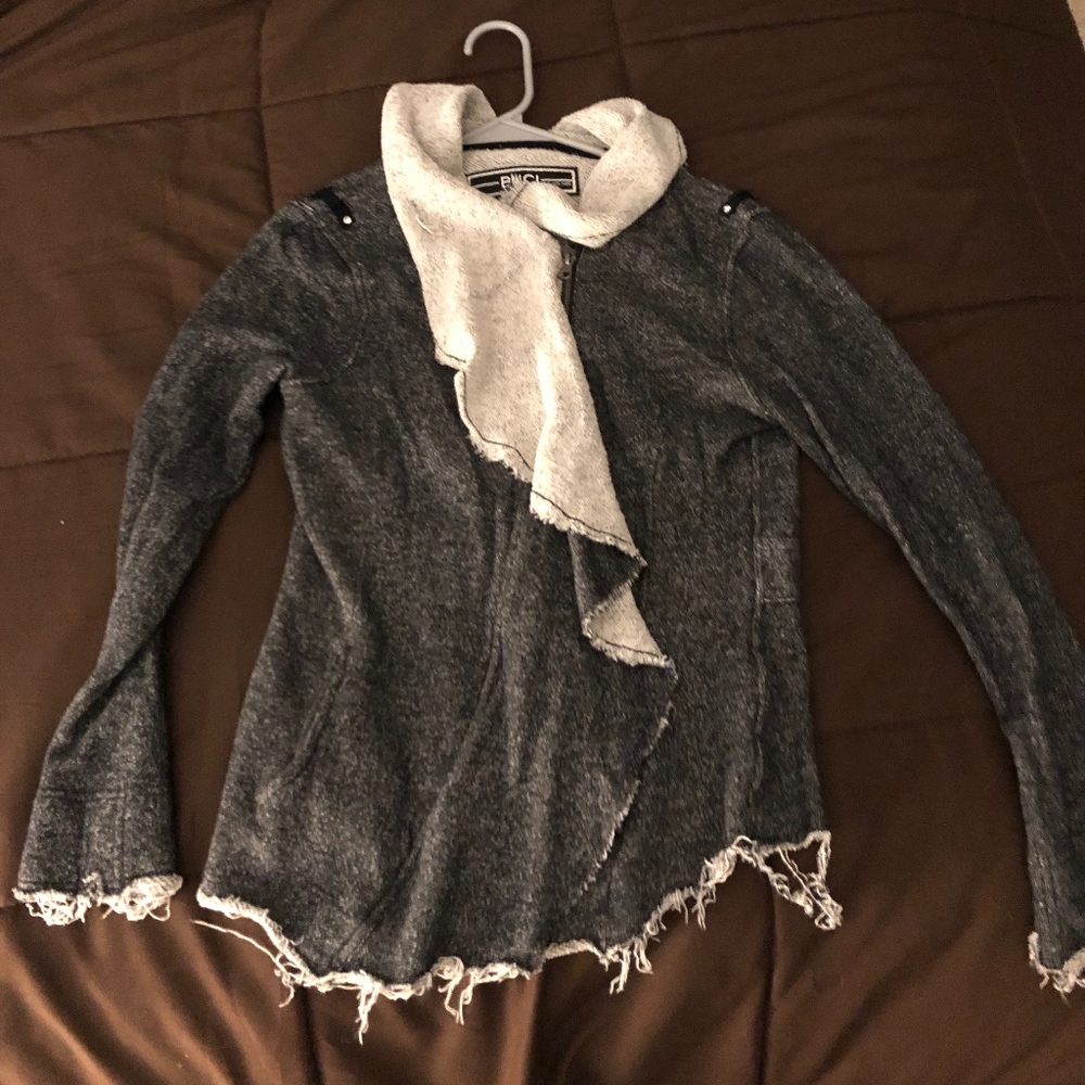 Women Bnci By Blanc Noir Gray Jacket